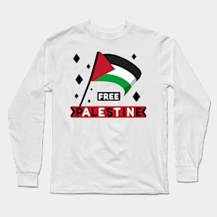 Free Palestine Long Sleeve T-Shirt